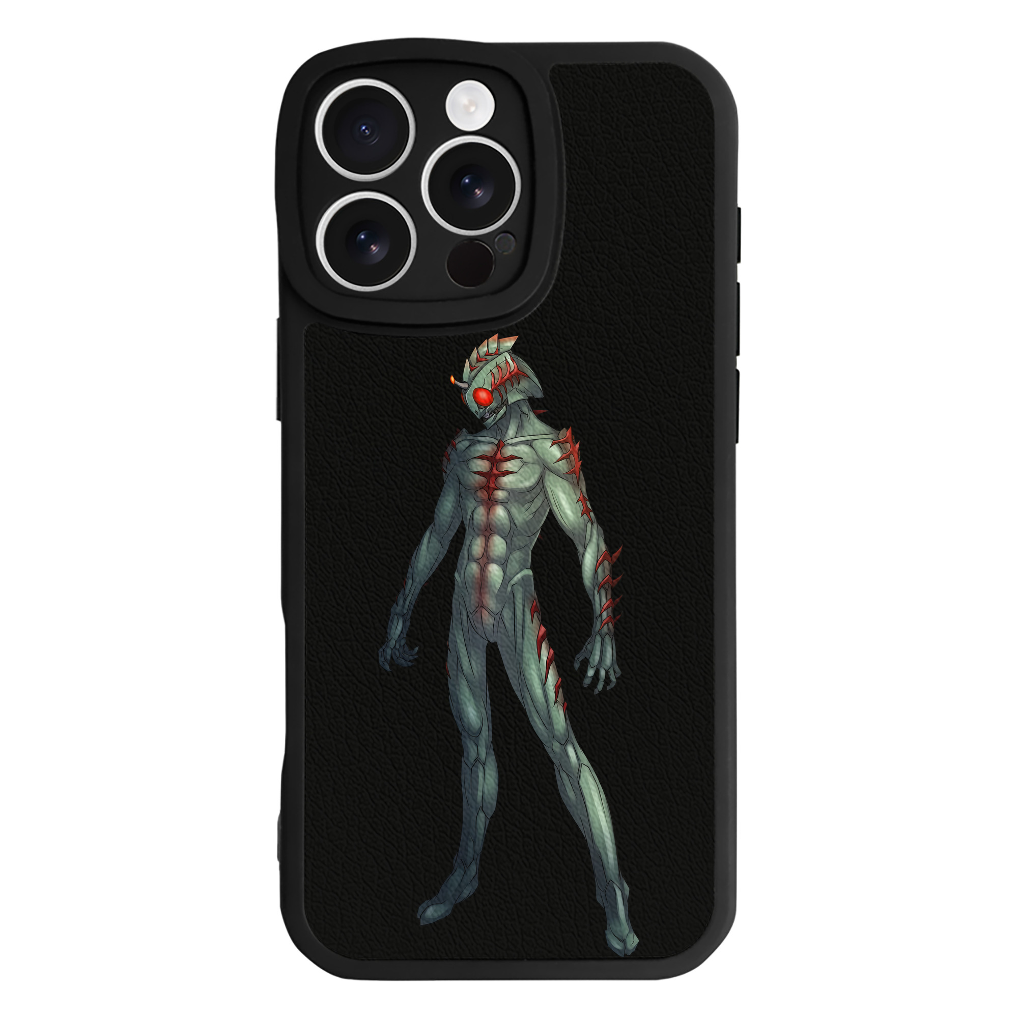 （画像用） ウルトラマン Ultraman 【iPhone 16シリーズ対応】シリコンスマホケース（レザー調） 材質：シリコン